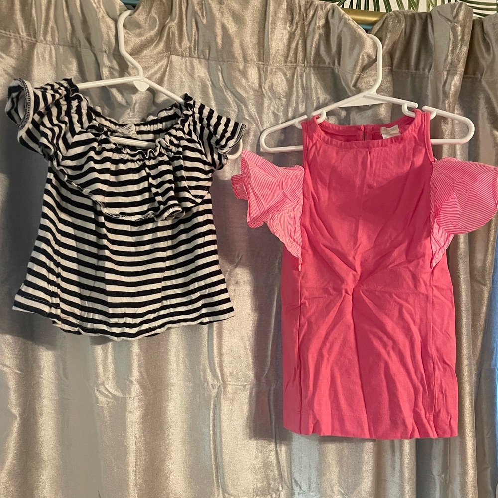 Little girls J Crew dress and top